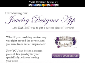 You Design Jewelry App Email Blast